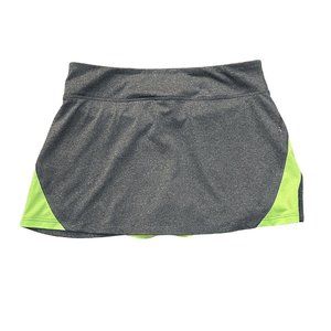 Champion gray and green neon skort  Women’s size medium 1407